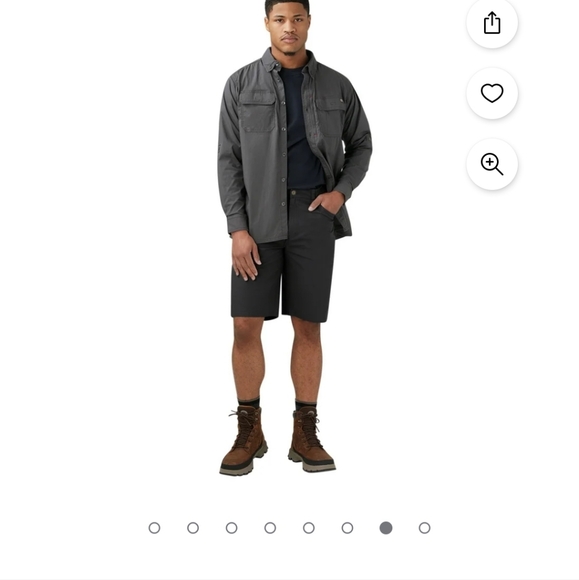 New ! Men's black Dickies shorts - Picture 6 of 7